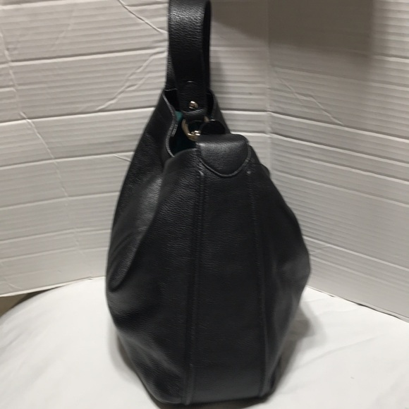 Coach pebble leather shoulder bag with silver tone hardware. EUC - Picture 9 of 10